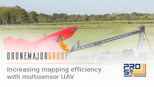 Increasing mapping efficiency with multisensor UAV