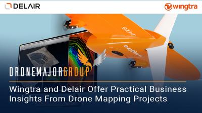 Wingtra and Delair sign on dotted line to offer practical business insights from large, high-accuracy drone mapping projects
