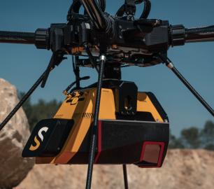 Yellowscan - High range LiDAR mounted on an aerial drone